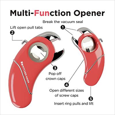 Multipurpose Bottle Opener Portable Pop Can Soda Can Opener Jar