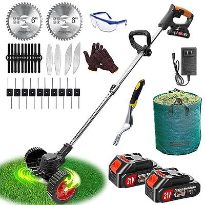 Cordless String Trimmer & Edger for Dewalt 20V Max Battery, Mellif Electric  Weed Eater Brushless Weed Wacker w/ 10.2'' Blade & Auto Line Feed & Safety