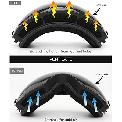 JULI Ski Goggles,Winter Snow Sports Snowboard Goggles with Anti