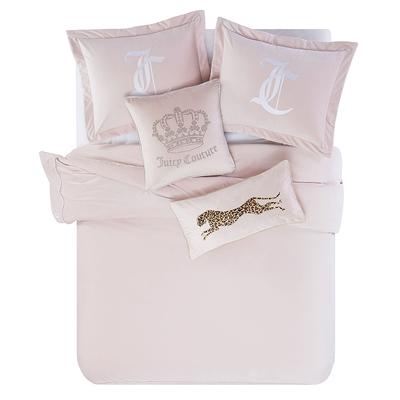 Juicy Couture 4 Pc Bed Set Pink KING SZ Comforter Pillow Shams BLING Pillow  New