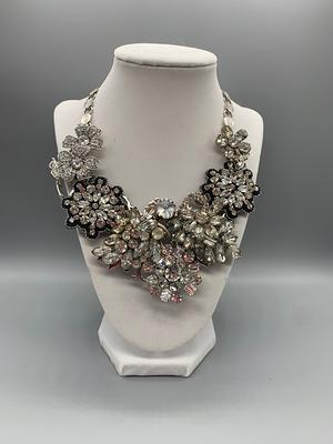Natasha Accessories Ravie Flower Statement Necklace | Dillard's