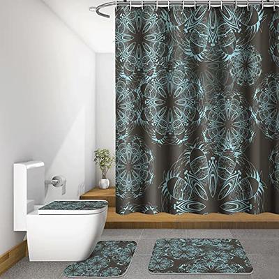 MAYSHINE Bathroom Rug Toilet Sets and Shaggy Non Slip