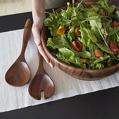 Acacia Salad Tosser Spoon & Fork 10