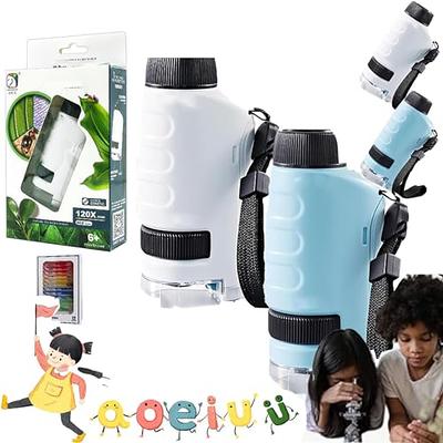 Minilabsters Miniscope Kids, Pocket Microscope for Kids, Portable Microscope;^