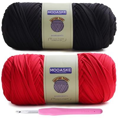  2 Pack T-Shirt Yarn Knitting Yarn Fabric Crochet Cloth