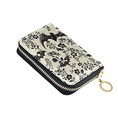 Womens RFID Blocking Leather Accordion Wallet Credit Card Holder