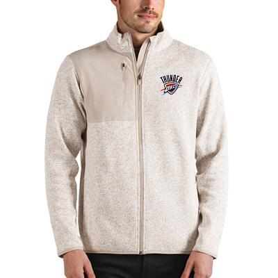 Boise State Broncos Antigua Women's Course Full-Zip Jacket - Oatmeal