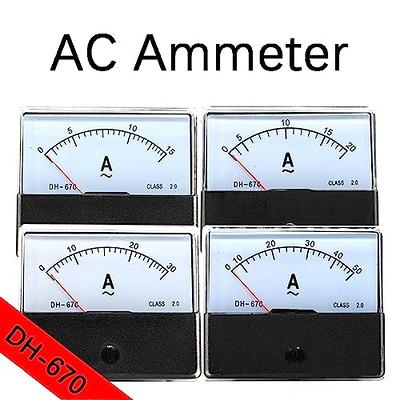 Baomain DH-670 DC 0-30A Analog Amp Panel Meter Current Ammeter + Shunt 1pcs