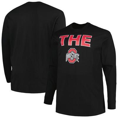 Men's Champion Heather Gray Ohio State Buckeyes Arch Pill Sweatshirt Size: 3XL