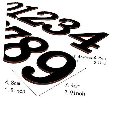 TOYANDONA 2 Sets Wooden Math Numbers Refrigerator Sticker Number