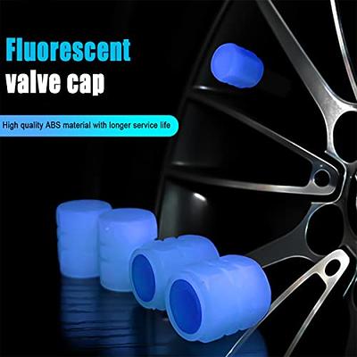 4pcs Car Tubeless Tyre Valve Stems Caps Aluminum Alloy Tire Air