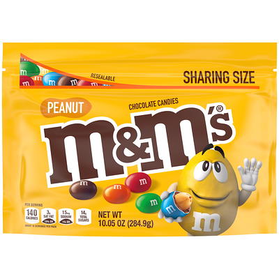 M&m's Peanut Butter Family Size Chocolate Candy - 17.2oz : Target