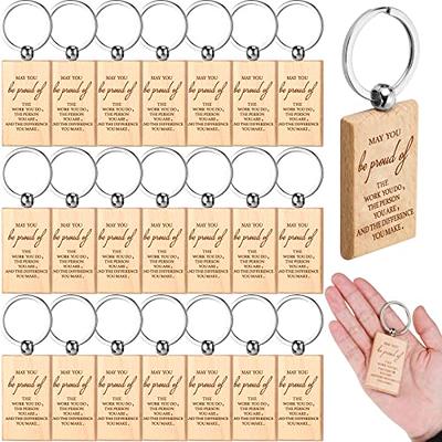 Roowest 40 Pcs Inspirational Keychains Bulk Thank You Gifts Motivational  Quotes Funny Key Chains for Women Men Teacher Educator Coworker Employee