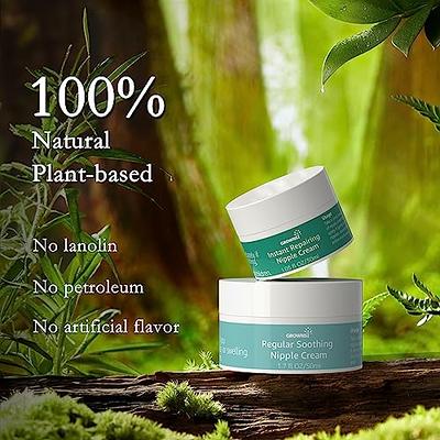 GROWNSY Organic Daily Soothing & Instant Repairing Nipple Cream Set