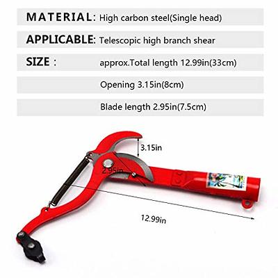 Pearlead Pulley System Tree Pruning Shear Trimmer Clipper with Nylon Rope  47.24 Garden Pruning Head Without Pole Max Cutting 1/2 inch - Yahoo  Shopping