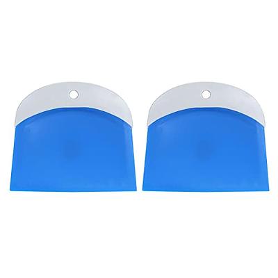 2 Pcs Dough Cutter, Plastic Dough Scraper Chopper Multipurpose