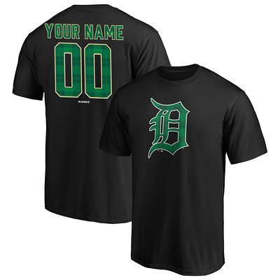 Men's Fanatics Branded Black Detroit Tigers Emerald Plaid Personalized Name  & Number T-Shirt - Yahoo Shopping