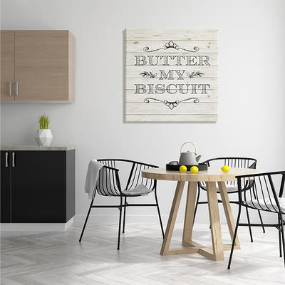 Stupell Indtries Butter My Biscuit Sign Charming Beige Country