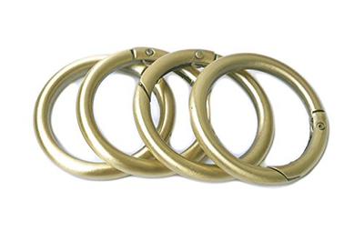 Betoplin 8 Pcs Carabiner Rings, Round Carabiner Metal O Ring Snap Clip  Trigger Spring Keyring Buckle - Yahoo Shopping