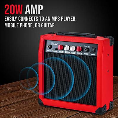 Facmogu AK380 Max 200Wx2 Mini Audio Power Amplifier, RMS 40Wx2 2.0 CH  Bluetooth Receiver Speaker Amp with 12V 5A Power Supply, Bass & Treble  Control