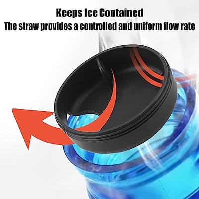 Nalgene Easy Sipper Wide Mouth Splash Guard Water Bottle Drink Cap in Black