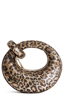 JW PEI Mini Flap Lizard Embossed Faux Leather Crossbody Bag