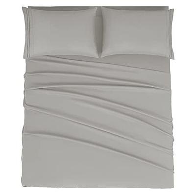 White Queen Size 4 Piece Sheet Set Danjor Linens Platinum 1800 Collection