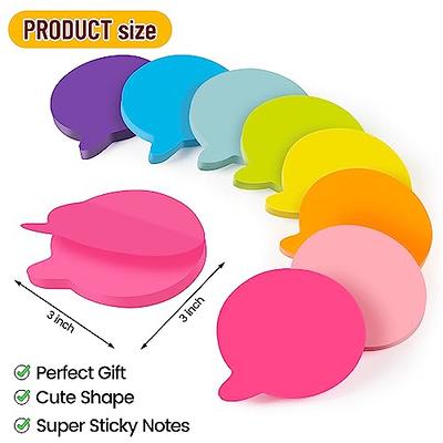 8 Pack Sticky Notes 3x3 Inches Bright Colors Self Stick Pads For Home 82  Sheets