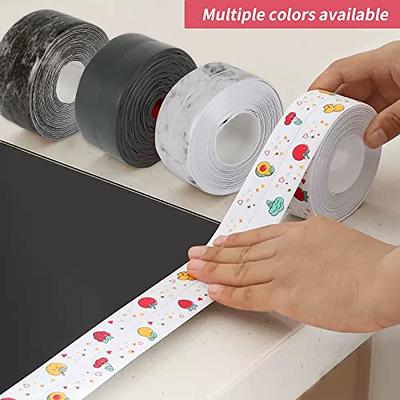 Fixmend Caulk Tape Waterproof Self Adhesive, Bathtub Caulk Strip Sealant  Tape Sealing Strip for Kitchen Countertop, Sink, Bathroom, Toilet, Floor  Wall