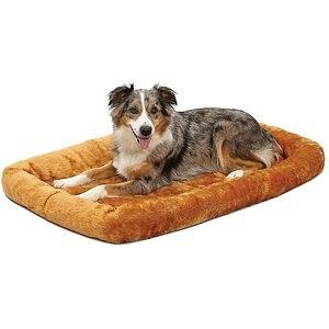 MIDWEST Quiet Time Fleece Dog Crate Mat, Cinnamon, 22-in 