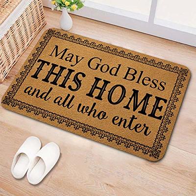 Indoor Door Mat, Front Door Rug 18x30 Non Slip Rubber Backing