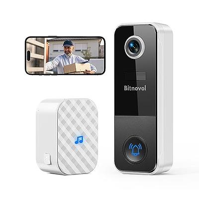 Battery Doorbell Plus with Chime Pro, Wireless Doorbell Camera