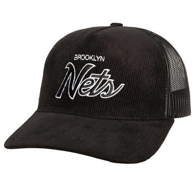 Men's Brooklyn Nets Mitchell & Ness Cream Hardwood Classics Pop