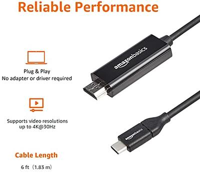 USB-C to HDMI Adapter Cable - 1m (3 ft.) - 4K at 30 Hz