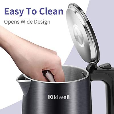 Small Electric Tea Kettle, 0.8l Portable Travel Hot Water Boiler