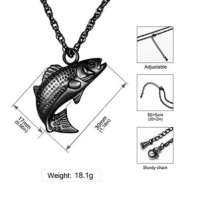 Fish Urn Necklace for Ashes