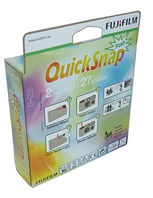 Fujifilm QuickSnap Flash 400 Disposable 35mm Camera (Pack of 2)