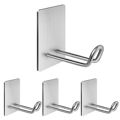 Adhesive Wall Hook Stainless Steel Towels Hooks Hanging Organizer