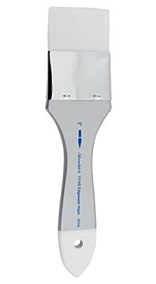 Princeton Velvetouch Angle Bright Brush, Long Handle, Size 6 - Professional  Artist Brushes for Mixed Media, Acrylic, Oil - Yahoo Shopping