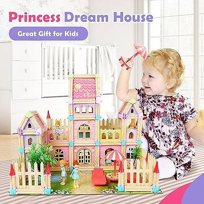 Dollhouse Dream House Doll House with 3 Doll Toy, Princess Castle Tiny House  Building Kit, Toddler Playhouse Gift DIY Building for 3 4 5 6 7 8 Year Old  Girls - Yahoo Shopping