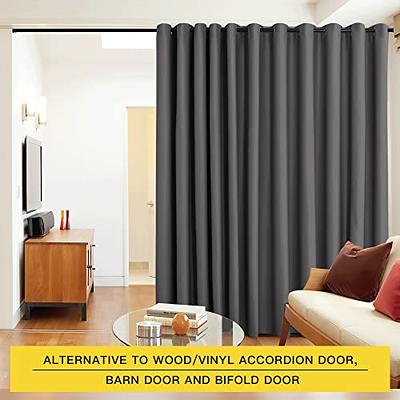 NICETOWN Closet Door Heavy Curtain, Room Dividers Shade Screens