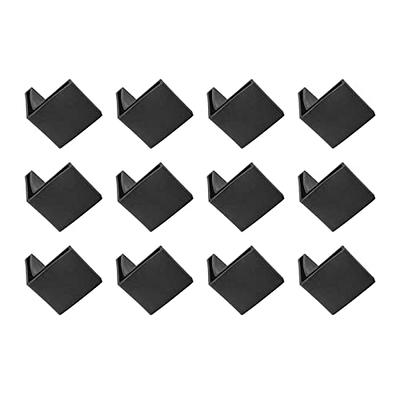 uxcell 12pcs Furniture Pads Square 1 1/2 Self-Stick Non-Slip Anti-Scratch  Felt Pads Floors Protector Dark Brown