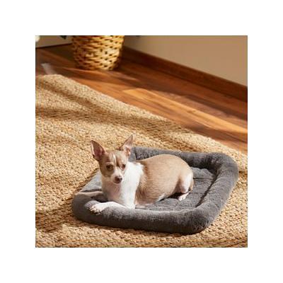 Frisco Eyelash Orthopedic Dog Crate Mat, Smoky Gray, 48-in