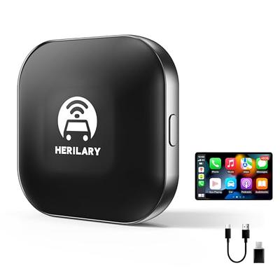 CarPlay Wireless Adapter for Factory Wired CarPlay 2022 Upgrade Plug & Play Wireless  CarPlay Dongle Converts Wired to Wireless Fast and Easy Use Fit for Cars  from 2015 & iPhone iOS 10+ 