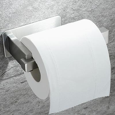 Toilet Paper Holder, Self Adhesive Tissue Holder Stainless Steel