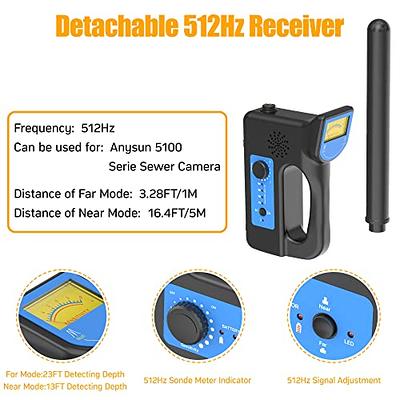 Sewer drain pipe underground detection locator with 512Hz receiver