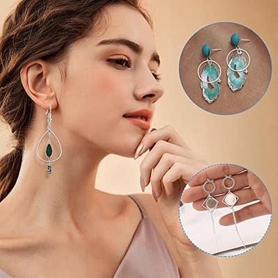 Ximalun 120Pcs Earring Hoops for Jewelry Making,Earring Finding