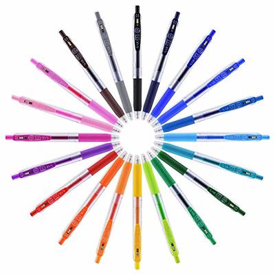 Zebra Pen Sarasa Clip Retractable Gel Pen, Fine Point, 0.5mm, Rainbow  Assorted Colors, 12-Pack - Yahoo Shopping