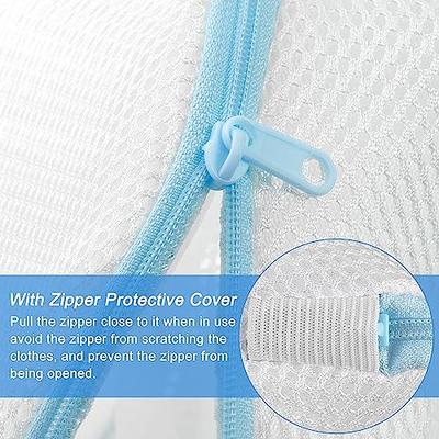 Mesh Laundry Bags with Zipper 2Pcs,Delicates Lingerie Wash Bags