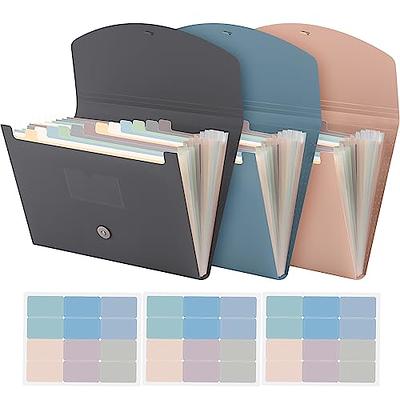 Extra Large Legal Size/Foolscap 13 Pockets Accordion File Organizer with  Handle, TRANBO Portable Expanding File Folder, Expandable Plastic Document  Organizer for Travel School Office - Blue - Yahoo Shopping